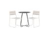 Imagine Bacong Cafetable Steel - Negru / Rotund ø60** + Lina Dining Chair - Bej _2