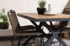 Imagine Masa de băut Garcia Diningtable Alumnium - Negru / Rectangular 90*150* + Scaun de masă Lindos Diningchair Aluminium - Negru / _4