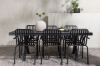 Imagine Garcia Diningtable Alumnium - Black / Rectangular 100*200* +Peking Diningchair Aluminium - Black / _6