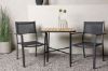 Imagine Holmbeck Cafetable Steel - Black / Rectangular 55*70*74 +Copacabana Stacking Chair - Black/Black - Ersätter 4131-408 _2