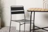 Imagine Holbeck Cafetable Steel - Negru / Rectangular 55*70*74 + Scaun de Dining Lina - Negru _2