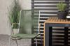 Imagine Diego Cafetable Aluminium - Black / Brown Aintwood - Rectangular 70*70/130* +Bois Diningchair Steel - Silver / Green Rope _2