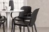 Imagine Hamden Dining Table - White MDF+Baltimore Dining Chair - Black / Black Plastic_4