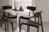 Imagine Hamden Dining Table - White MDF+Ursholmen Dining Chair - Black Polypropylene_4