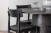 Imagine Lanzo Dining Table φ120 - Mocca/Mocca + Montros Dining Chair - Natural / Natural Rubberwood _4