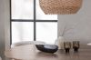 Imagine Masa de dining rotunda Lanzo φ120 - Natural / Natural MDF + Scaun de dining Edina - Negru / Alb Boucle _4