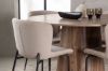 Imagine Masa de dining Lanzo φ120 - Natural / Natural MDF + Scaun de dining Modesto - Bej / Beige Boucle _4