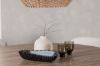 Imagine Masa de dining Lanzo φ120 - Natural / MDF Natural + 4 scaune de dining Lilja - Oaklook / Material Bej