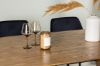 Imagine Masa de dining Isolde 140*75 - Natural / MDF Natural + Scaun de dining Night - Negru / Catifea neagra _4