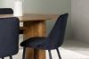 Imagine Masa de dining Isolde 140*75 - Natural / MDF Natural + Scaun de dining Night - Negru / Catifea neagra _4