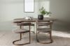 Imagine Masa de dining Andy 180*75 - Natural / MDF natural + scaun de dining Morning - Negru / Boucle Negru_4