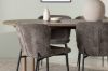 Imagine Masa de dining Andy 180*75 - Natural / MDF Natural + Scaun de dining Modesto - Gri / Boucle Negru Fumat _4