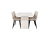 Imagine Masa de dining Olga 200*75 - White Wash + Scaun de dining Polar - Negru / Bej Boucle _6