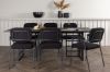 Imagine Ystad Dining Table - Black / Black Oak Veneer +Yesterday Dining Chair - Black / Black Boucle _6