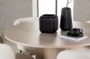 Imagine Setul de masă Olivia Dining Table - White Wash Veneer +Edina Dining Chair - Black / White Boucle _4