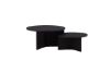 Imagine Descoperiți eleganta Saltö Small Sofa Table - Negru / Lemn + Saltö Large Sofa Table - Negru / Lemn_1