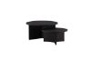 Imagine Descoperiți eleganta Saltö Small Sofa Table - Negru / Lemn + Saltö Large Sofa Table - Negru / Lemn_1