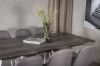 Imagine Marina Dining Table - Grey "oak" / White Legs +Polar Matstol - Vit / Mellangrå _6