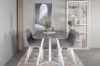 Imagine Marina Dining Table - Grey "oak" / White Legs +Polar Matstol - Vit / Mellangrå _6