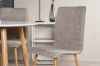 Imagine Plaza Runt Matbord - Ek-Look / Vit - ø100*H75 + Windu Lyx Dining Chair - Oak-Look / Light Grey _4