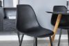 Imagine Plaza Runt Matbord - Ek-Look / Svart - ø100*H75 + Polar Plastic Dining Chair - Black Legs / Black Plastic _4