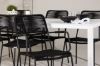 Imagine Masa de dining Break - Alb / White Aintwood + Scaun Lindos - Negru Alu / Black Rope _6