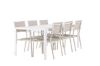 Imagine Masa de dining Break - Alb / Alb Aintwood + Scaun Copacabana Stacking - Bej / Bej _6