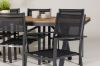 Imagine Garcia Diningtable Alumnium - Brown / Rectangular 100*200* +Copacabana Stacking Chair - Black/Black - Ersätter 4131-408 _6