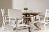 Imagine Rosario Dining Table- Teak Ø140 +Copacabana Stacking Chair - Beige/Beige _6