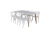 Imagine Masa de dining Polar - Ek-Look / Alb - 180*90*H75 + Scaun de dining Bullerbyn - Alb _6