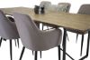 Imagine Masa de dining Padang - Lemn de tek negru / închis - 250*100*H76 + Scaun Comfort gri polar - Picioare negre _6