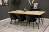 Imagine Masa de dining Bali - Negru / Lemn natural - 200*90*H75+Velvet Brass Black_6