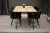 Imagine Masa de dining Bali - Negru / Lemn natural - 200*90*H75+Velvet Brass Black_6