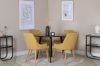 Imagine Plaza - Dining table - 100 ø - Black/Black +Plaza - Dining chair - Mustard _4