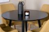 Imagine Plaza - Dining table - 100 ø - Black/Black +Plaza - Dining chair - Mustard _4