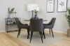 Imagine Plaza - Dining table - 100 ø - Black/Black +Plaza - Dining chair - Black/Dark grey _4