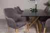 Imagine Piazza Matbord - Ek-look / svart - 180*90*75 +Comfort - Dining Chair - Oak/Dark Grey _6