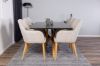 Imagine Piazza Matbord - Ek-look / svart - 180*90*75 +Comfort - Dining chair - Oak/Light grey _6