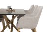 Imagine Piazza Matbord - Ek-look / svart - 180*90*75 +Comfort - Dining chair - Oak/Light grey _6