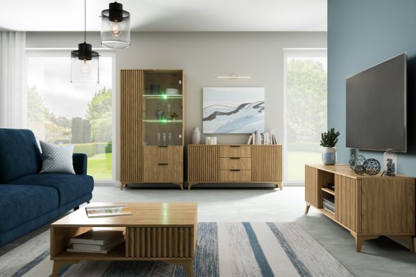 Imagine Entsian 150 mobilier pentru TV stejar Artisan