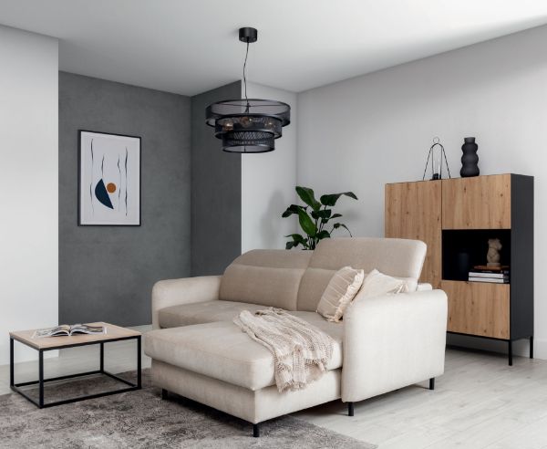 Imagine Orabela, 55x130x55cm Wisząca 3B czarny