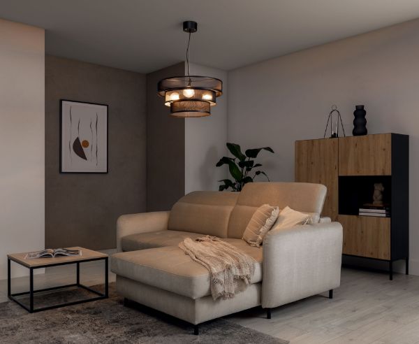 Imagine Orabela, 55x130x55cm Wisząca 3B czarny