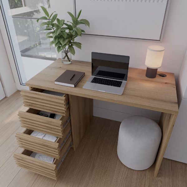 Imagine Bisett Birou stejar Artisan 120