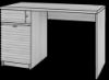 Imagine Bisett Birou stejar Artisan 120