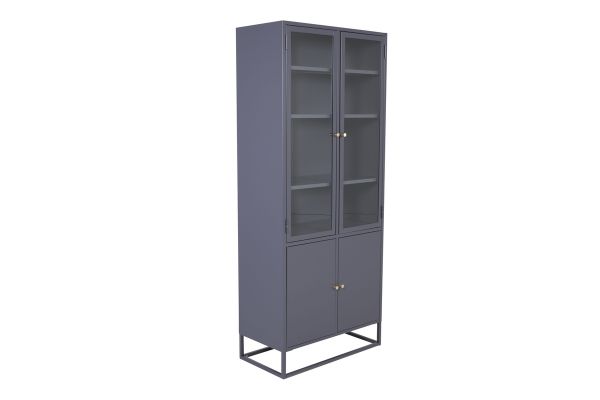 Imagine Bakal - Covered Bookcase - Dark Grey