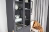 Imagine Bakal - Covered Bookcase - Dark Grey