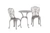 Imagine Nandin Cafetset Aluminium - Silver / 2 chairs + table round ø60**