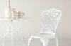 Imagine Nandin Cafetset Aluminium - white / 2 chairs +  table ø60