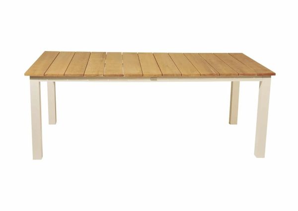 Imagine Mexico Table 210*100 - White/Teak