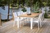 Imagine Mexico Table 210*100 - White/Teak